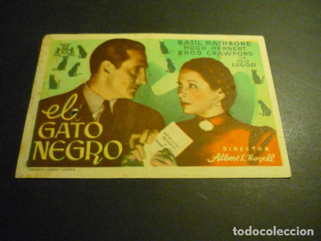 Cine: EL GATO NEGRO PROGRAMA DE CINE SIN PUBLICIDAD - Foto 1