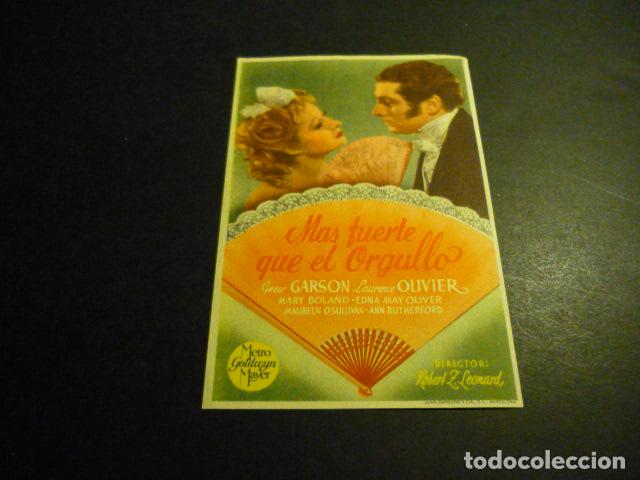 Cine: MAS FUERTE QUE EL ORGULLO PROGRAMA DE CINE SIN PUBLICIDAD - Foto 1
