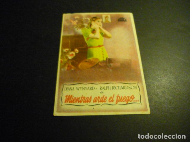Cine: MIENTRAS ARDE EL FUEGO PROGRAMA DE CINE SIN PUBLICIDAD - Foto 1