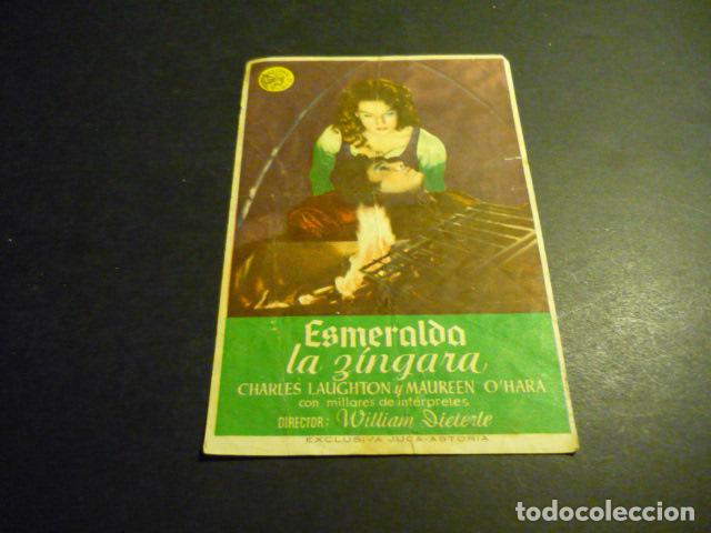 Cine: ESMERALDA LA ZINGARA PROGRAMA DE CINE SIN PUBLICIDAD - Foto 1