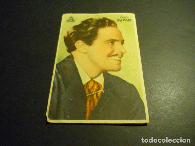 Cine: LOUIS HAYWARD PROGRAMA DE CINE SIN PUBLICIDAD - Foto 1