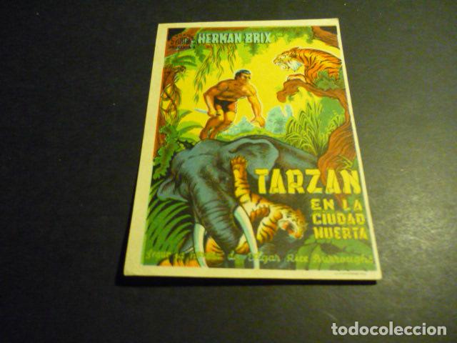 Cine: TARZAN EN LA CIUDAD MUERTA PROGRAMA DE CINE SIN PUBLICIDAD - Foto 1