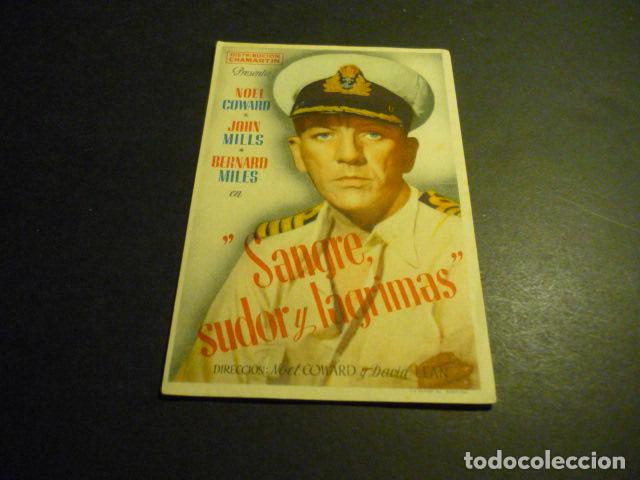 Cine: SANGRE SUDOR Y LAGRIMAS PROGRAMA DE CINE SIN PUBLICIDAD - Foto 1
