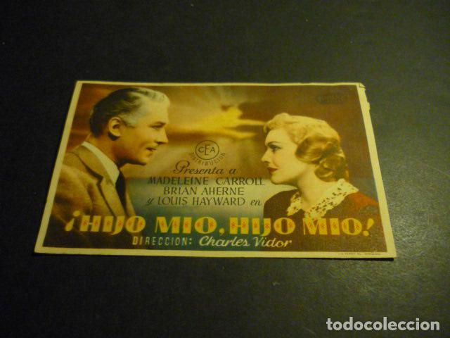 Cine: HIJO MIO HIJO MIO PROGRAMA DE CINE SIN PUBLICIDAD - Foto 1