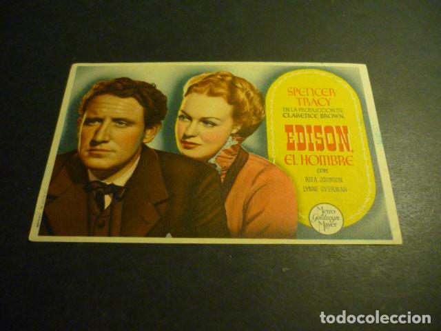 Cine: EDISON EL HOMBRE PROGRAMA DE CINE SIN PUBLICIDAD - Foto 1