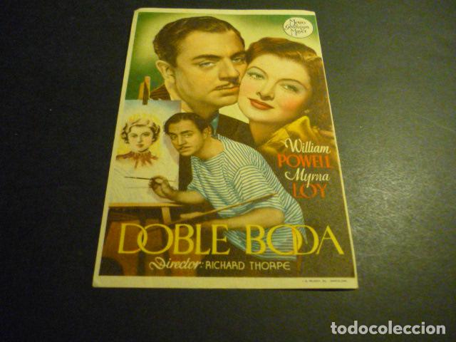 Cine: DOBLE BODA PROGRAMA DE CINE SIN PUBLICIDAD - Foto 1