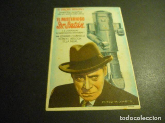 Cine: EL MISTERIOSO DR. SAT&Aacute;N PROGRAMA DE CINE SIN PUBLICIDAD