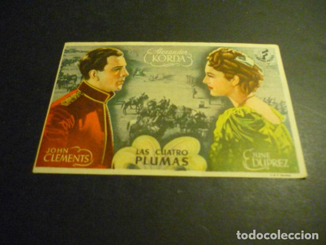 Cine: LAS CUATRO PLUMAS PROGRAMA DE CINE SIN PUBLICIDAD - Foto 1