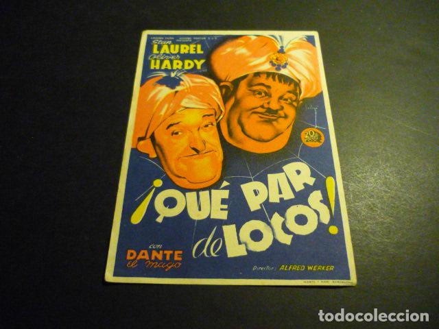 Cine: QUE PAR DE LOCOS PROGRAMA DE CINE SIN PUBLICIDAD - Foto 1