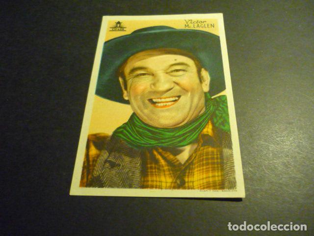 Folhetos de m&atilde;o de filmes antigos de cinema: VICTOR MC LAGLEN PROGRAMA DE CINE SIN PUBLICIDAD