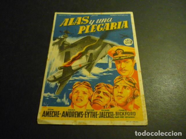 Cine: ALAS Y UNA PLEGARIA PROGRAMA DE CINE SIN PUBLICIDAD - Foto 1