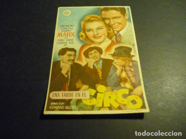 Cine: UNA TARDE EN EL CIRCO PROGRAMA DE CINE SIN PUBLICIDAD - Foto 1