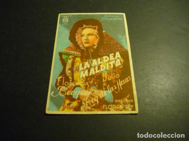  Flyers Publicitaires de films Anciens: LA ALDEA MALDITA PROGRAMA DE CINE SIN PUBLICIDAD