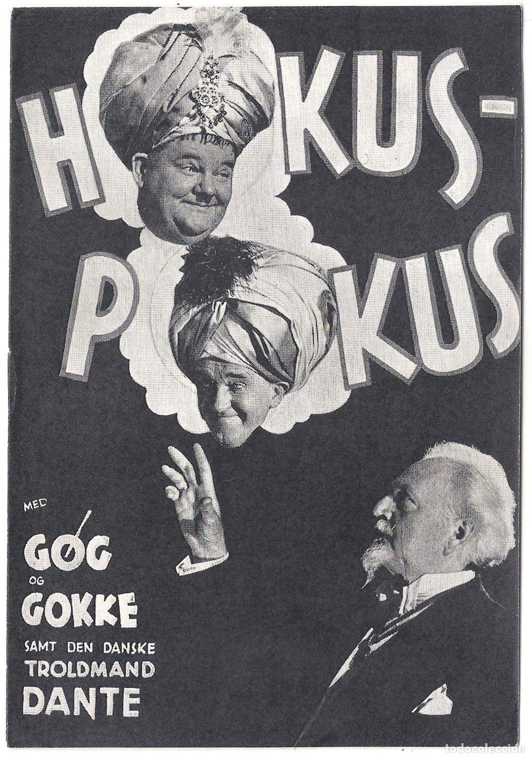 Cine: PTCC7 03 QUE PAR DE LOCOS PROGRAMA LIBRITO DANES STAN LAUREL OLIVER HARDY - Foto 1