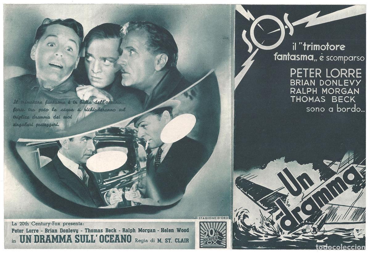 Cine: PTCC 836 CRACK UP PROGRAMA DOBLE ITALIANO PETER LORRE BRIAN DONLEVY - Foto 3