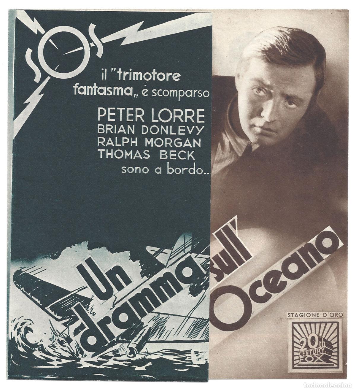 Cine: PTCC 836 CRACK UP PROGRAMA DOBLE ITALIANO PETER LORRE BRIAN DONLEVY - Foto 1