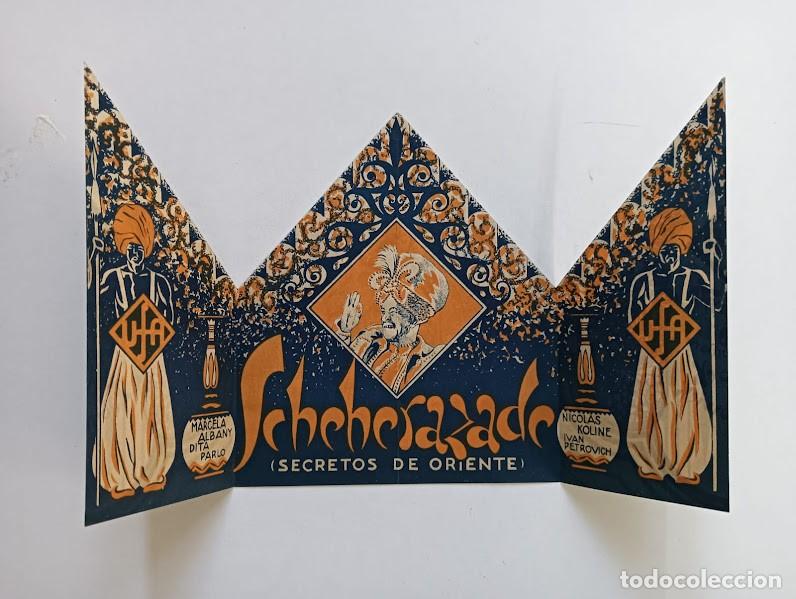 Cine: SCHEHERAZADE PROGRAMA DOBLE TROQUELADO UFA MARCELA ALBANY DITA PARLO BRIGITTE HELM - Foto 1