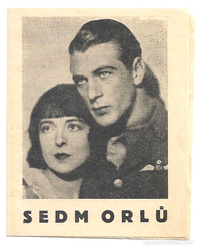 Cine: PTCC 838 EL GRAN COMBATE PROGRAMA LIBRITO CHECOSLOVACO GARY COOPER COLLEEN MOORE - Foto 1