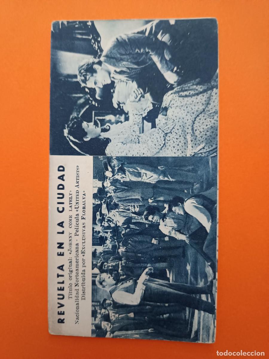 Cine: FICHA PROGRAMA DE CINE REVUELTA EN LA CIUDAD JAMES CAGNEY - Foto 1