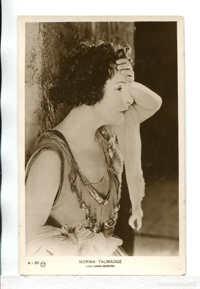 Cine: UNA GRAN SE&Ntilde;ORA, con Norma talmadge. POSTAL - Foto 1