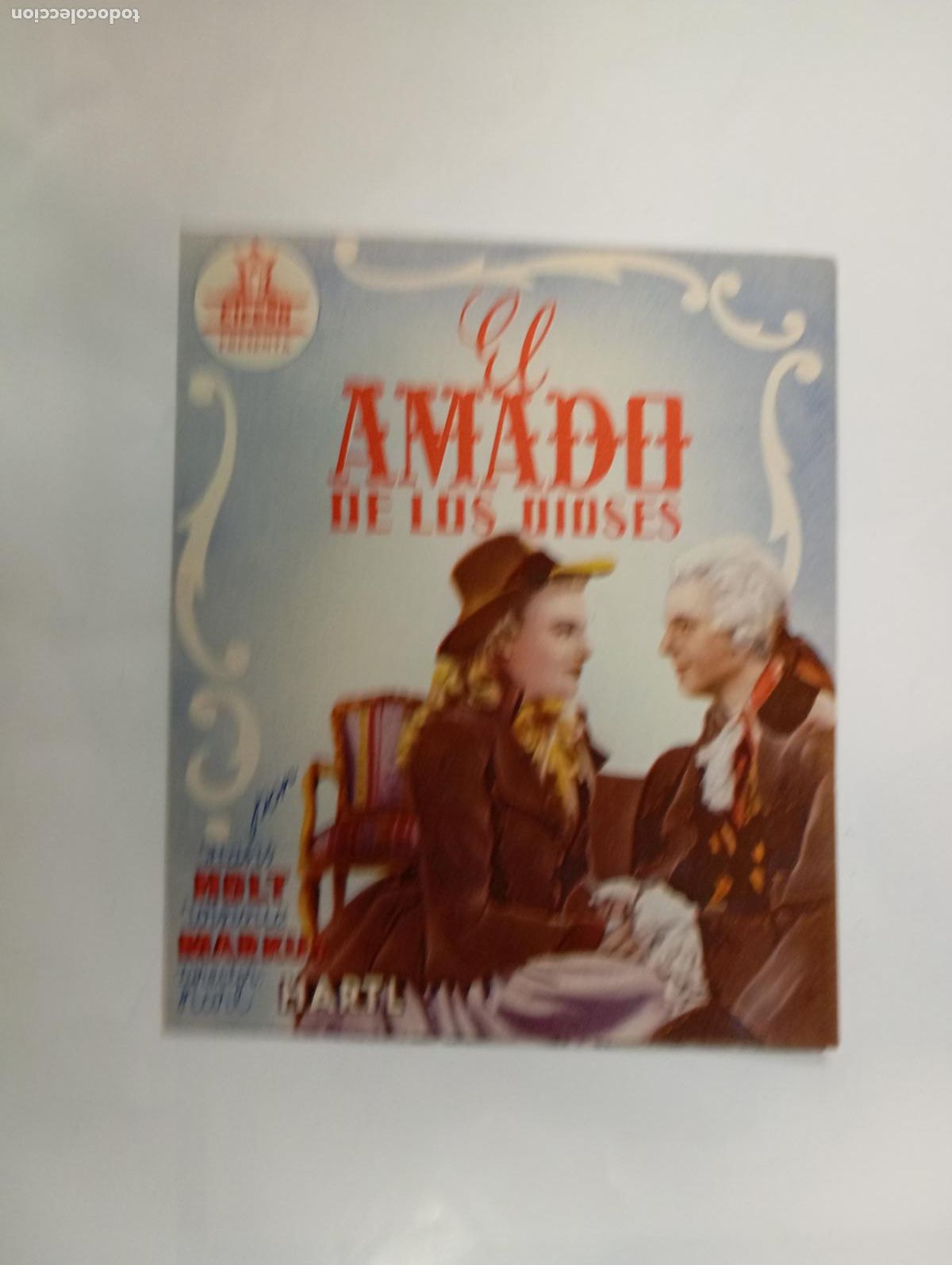 Cine: PROGRAMA FOLLETO DE CINE EL AMADO DE LOS DIOSES. . TDKP26X - Foto 1