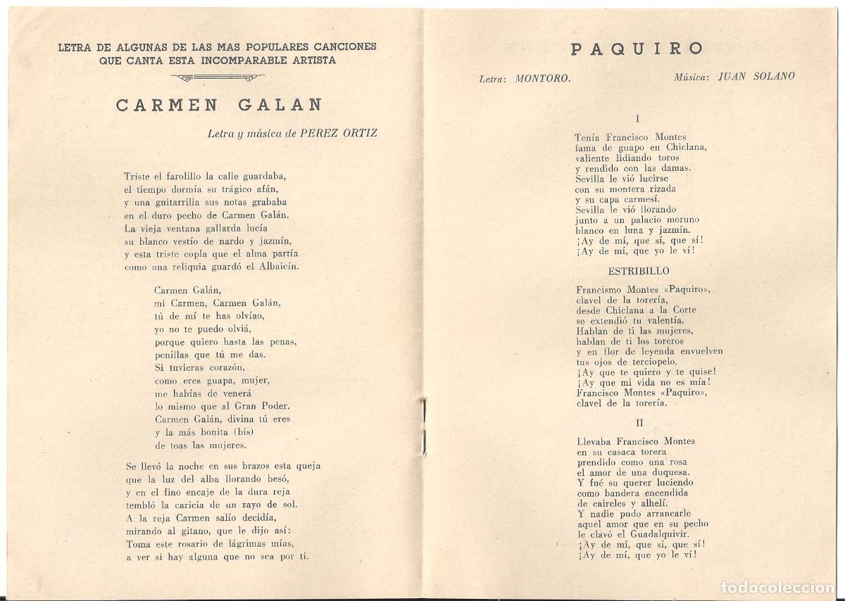 Cine: PTTT GRACIA DE TRIANA LA REVELACION DE 1943 PROGRAMA LIBRITO - Foto 3