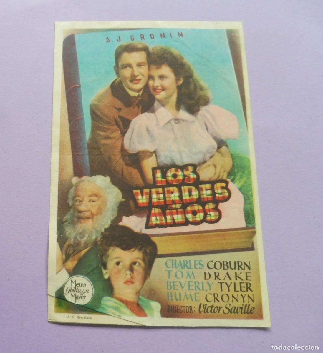 Cine: PROGRAMA DE CINE - LOS VERDES A&Ntilde;OS - CINE CERVANTES - Foto 1