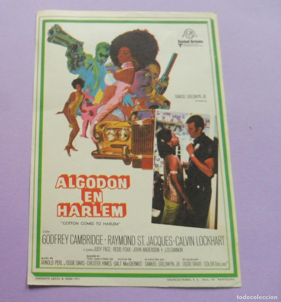 Cine: PROGRAMA DE CINE - ALGODON EN HARLEM - SIN PUBLICIDAD - Foto 1