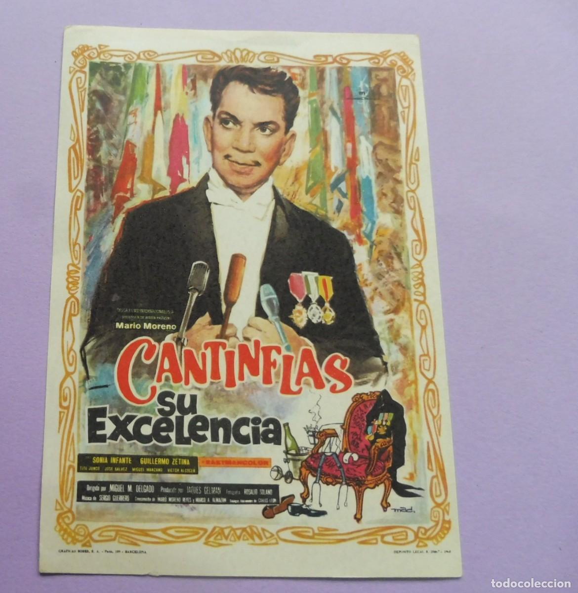 Cine: PROGRAMA DE CINE - CANTINFLAS, SU EXCELENCIA - SIN PUBLICIDAD - Foto 1
