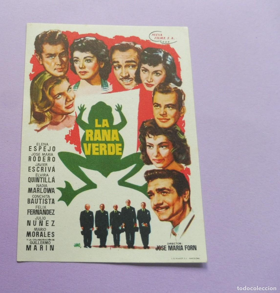 Cine: PROGRAMA DE CINE - LA RANA VERDE - SIN PUBLICIDAD - Foto 1