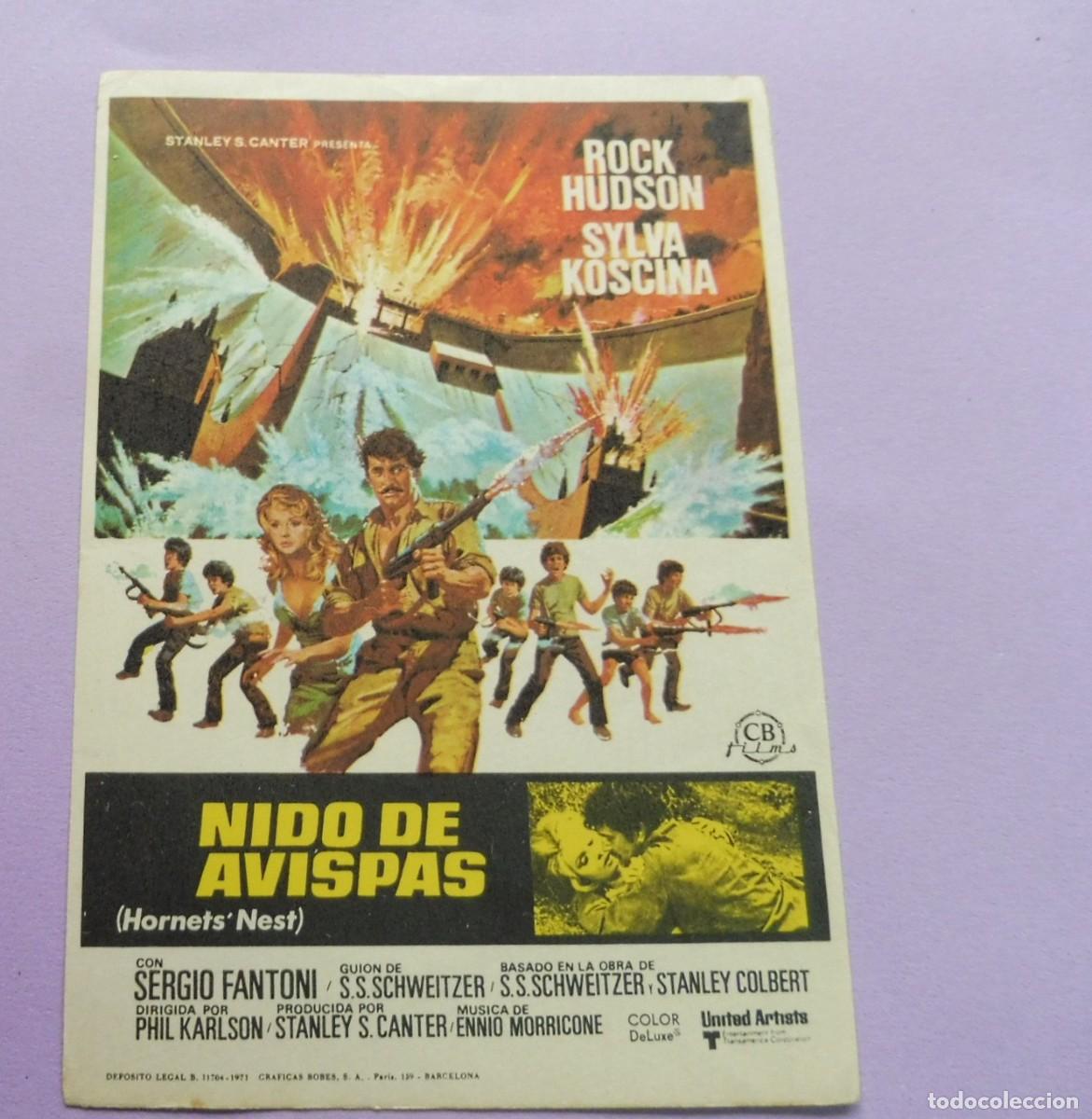 Cine: PROGRAMA DE CINE - NIDO DE AVISPAS - SIN PUBLICIDAD - Foto 1