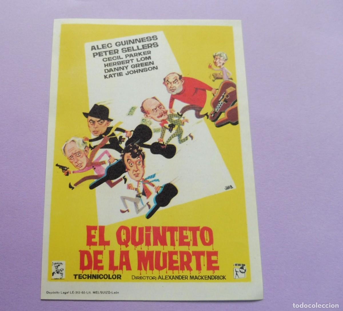 Cine: PROGRAMA DE CINE - EL QUINTETO DE LA MUERTE - SIN PUBLICIDAD - Foto 1