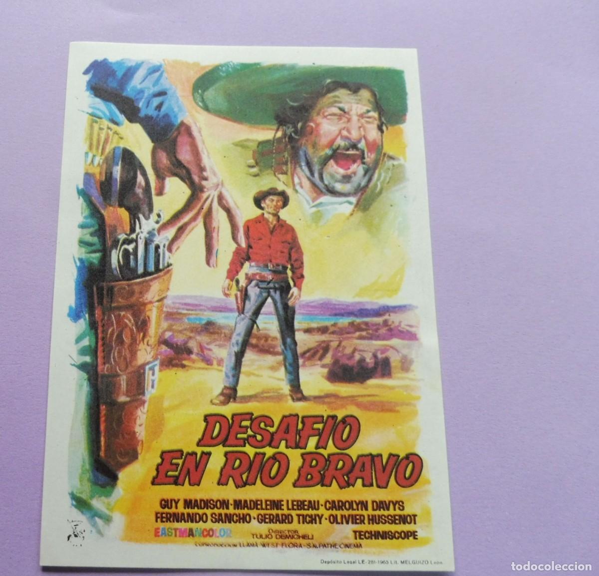 Cine: PROGRAMA DE CINE - DESAFIO EN RIO BRAVO - SIN PUBLICIDAD - Foto 1