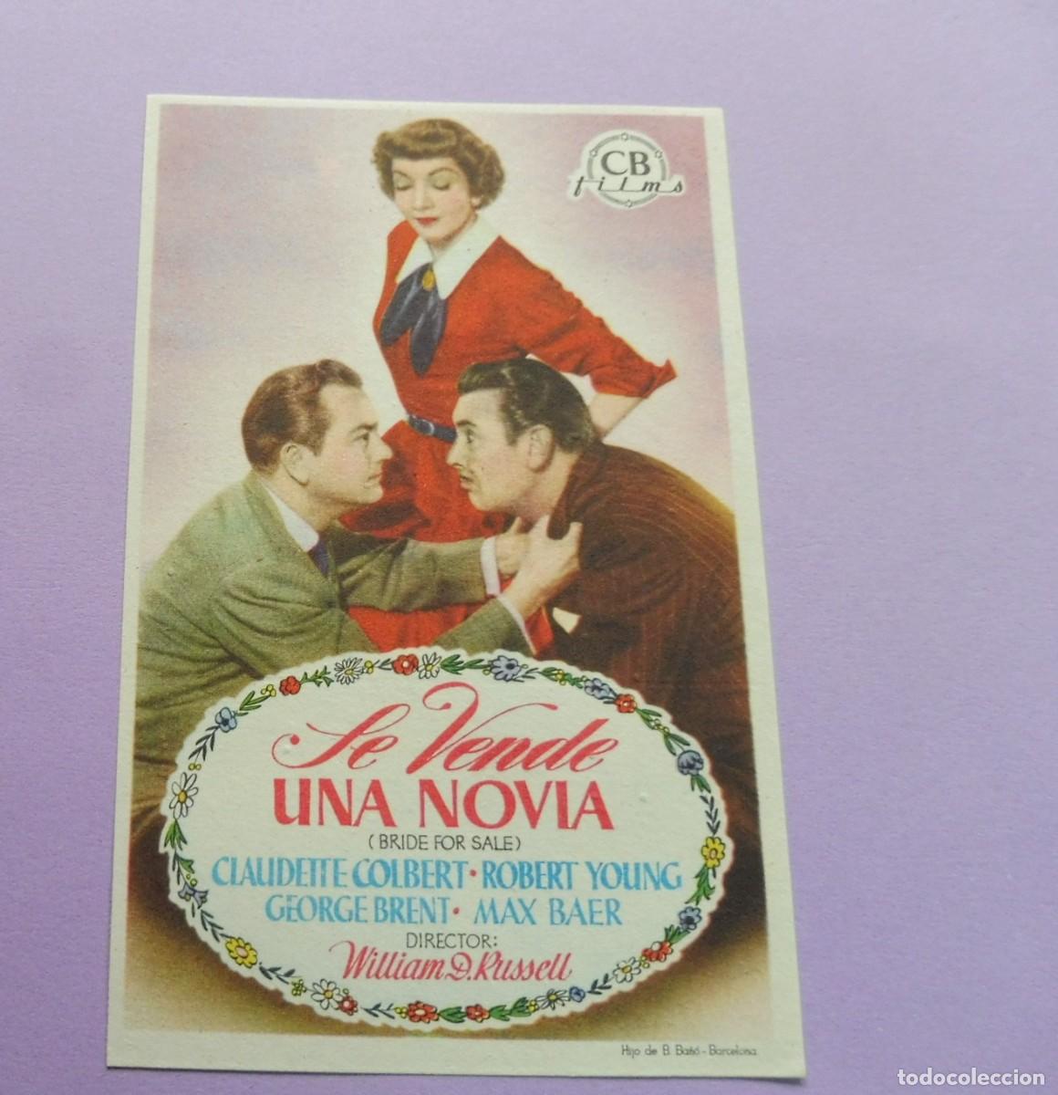 Cine: PROGRAMA DE CINE - SE VENDE UNA NOVIA - SIN PUBLICIDAD - Foto 1