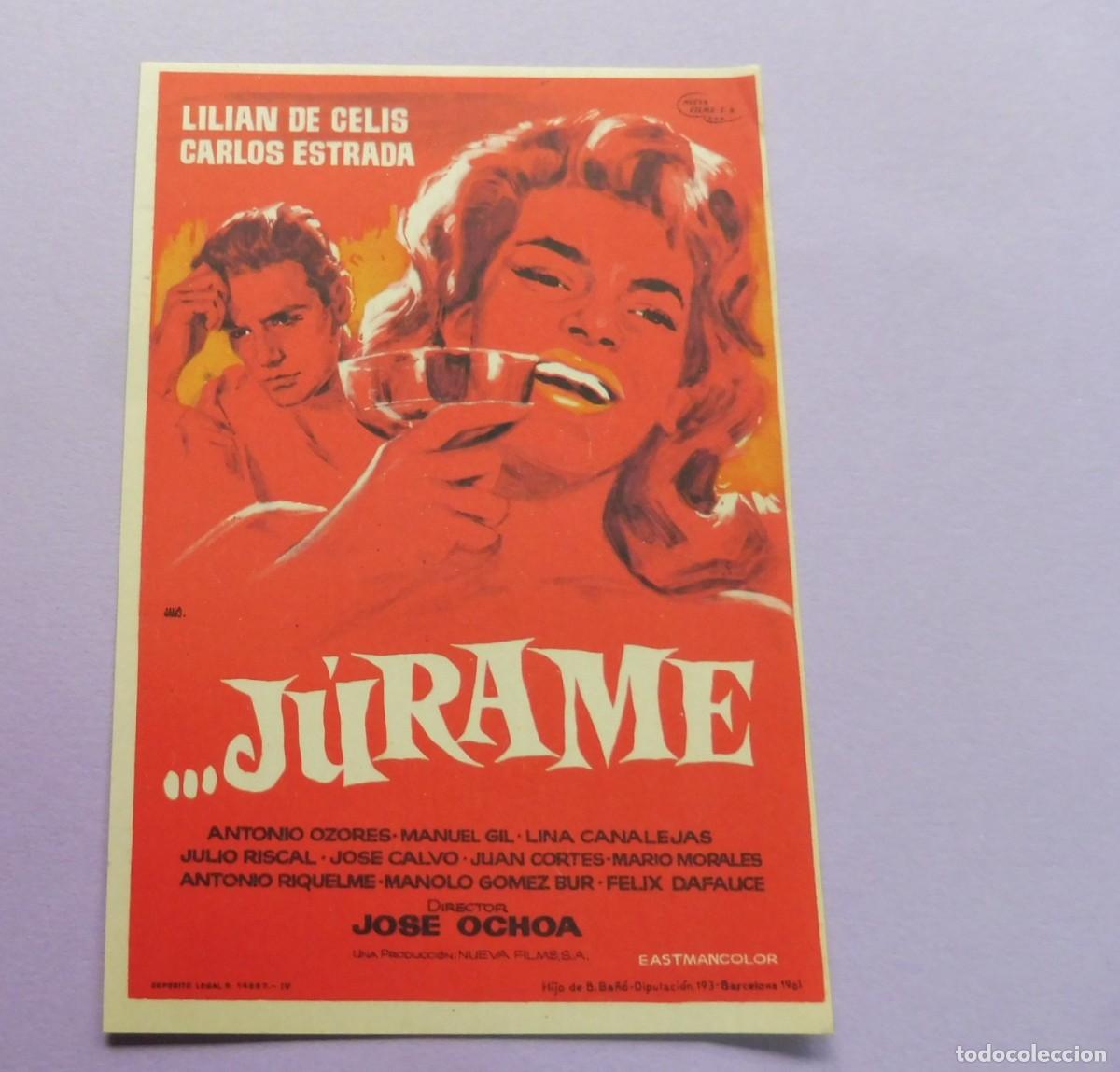Cine: PROGRAMA DE CINE - JURAME - SIN PUBLICIDAD - Foto 1