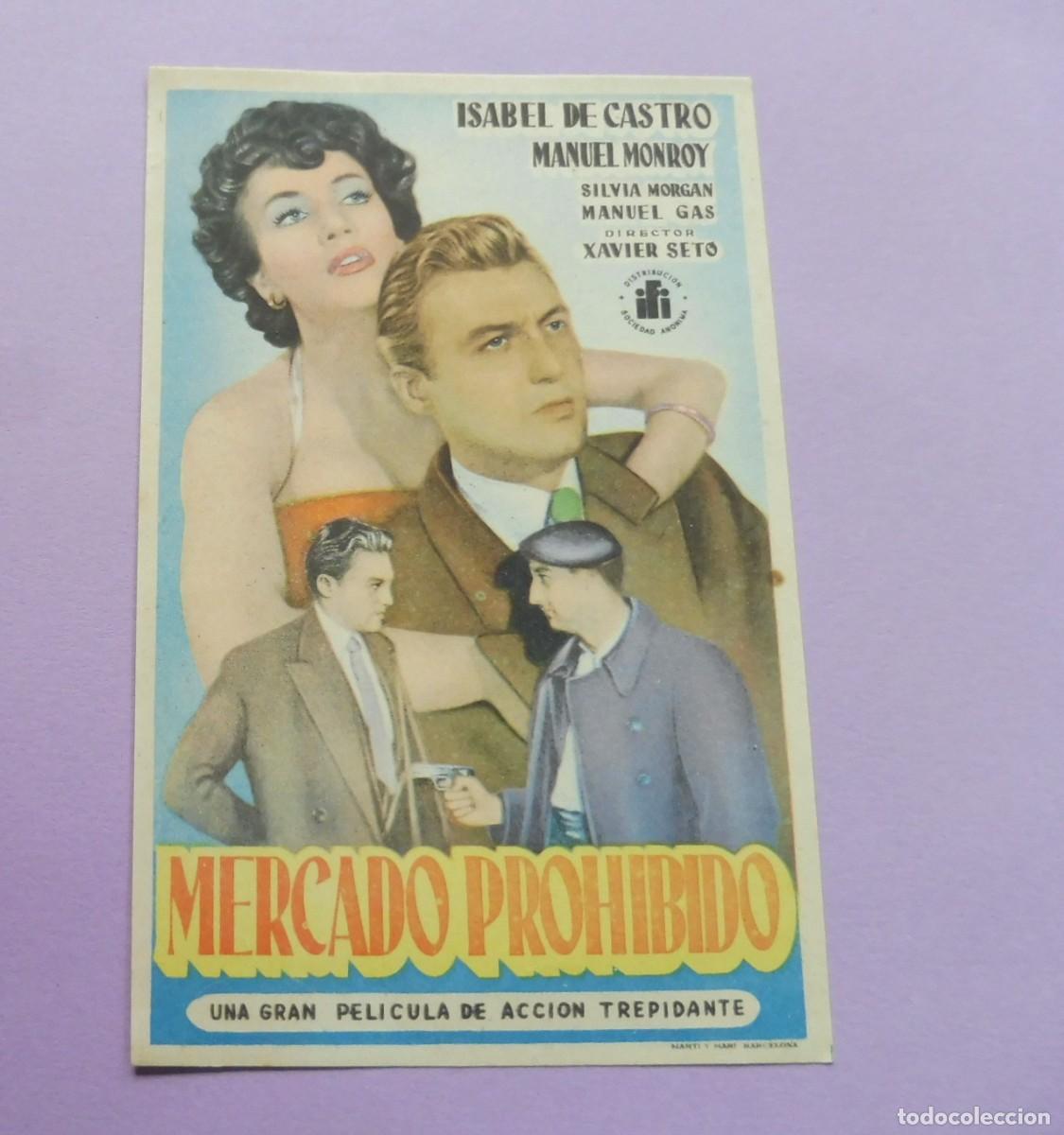Cine: PROGRAMA DE CINE - MERCADO PROHIBIDO - SIN PUBLICIDAD - Foto 1