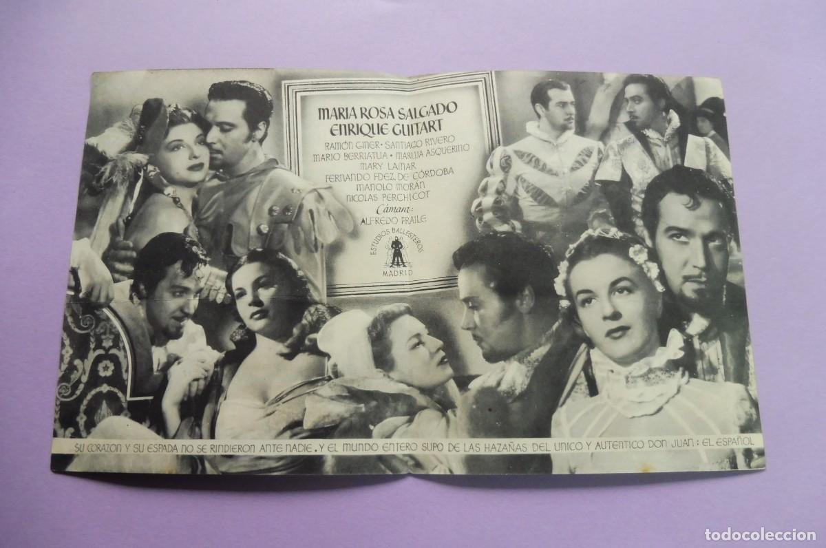 Cine: PROGRAMA DE CINE - DON JUAN - PROGRAMA DOBLE - CINE GOYA - Foto 2