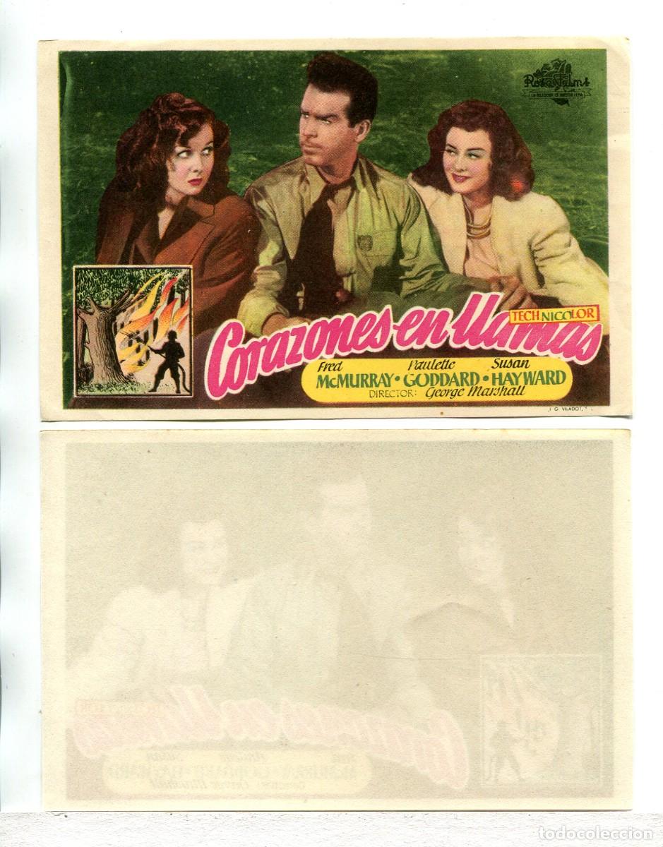 Cine: CORAZONES EN LLAMAS, con Susan Hayward. - Foto 1