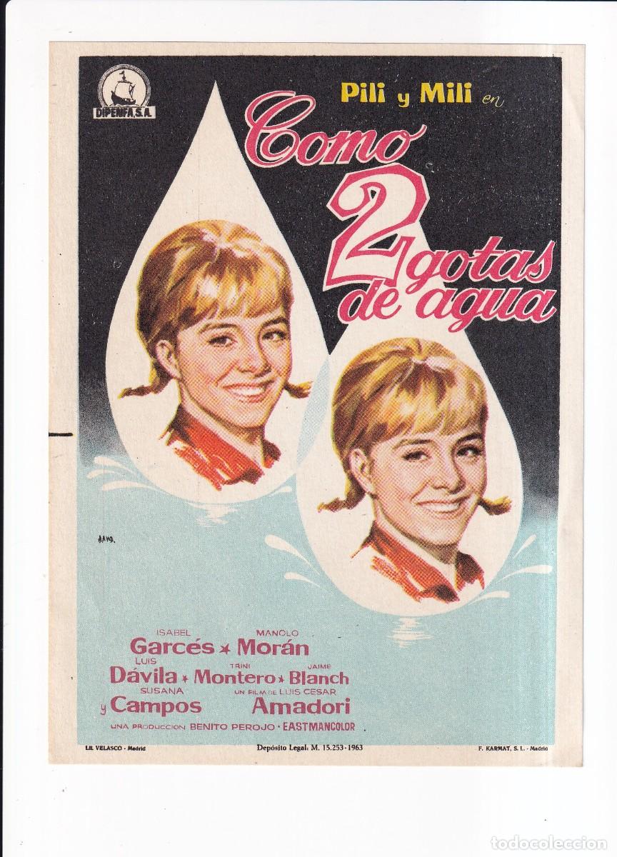 Cine: COMO 2 GOTAS DE AGUA : PILI Y MILI - Foto 1