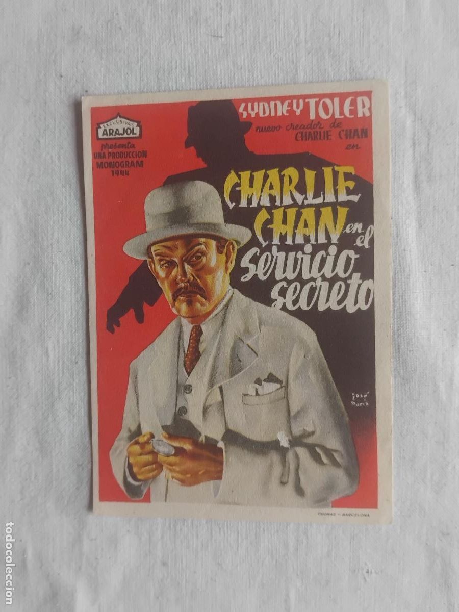 Cine: PROGRAMA DE CINE CHARLIE CHAN EN EL SERVICIO SECRETO. ARAJOL. - Foto 1