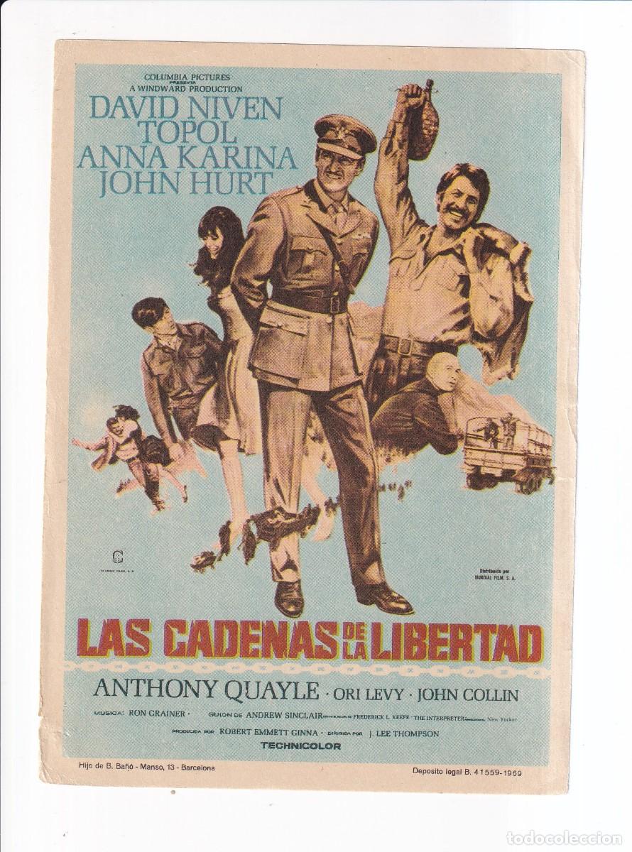 Cine: LAS CADENAS DE LA LIBERTAD : DAVID NIVEN - Foto 1