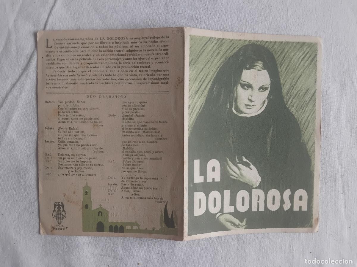 Cine: PROGRAMA DE CINE DOBLE LA DOLOROSA. ATLANTIDA. - Foto 1
