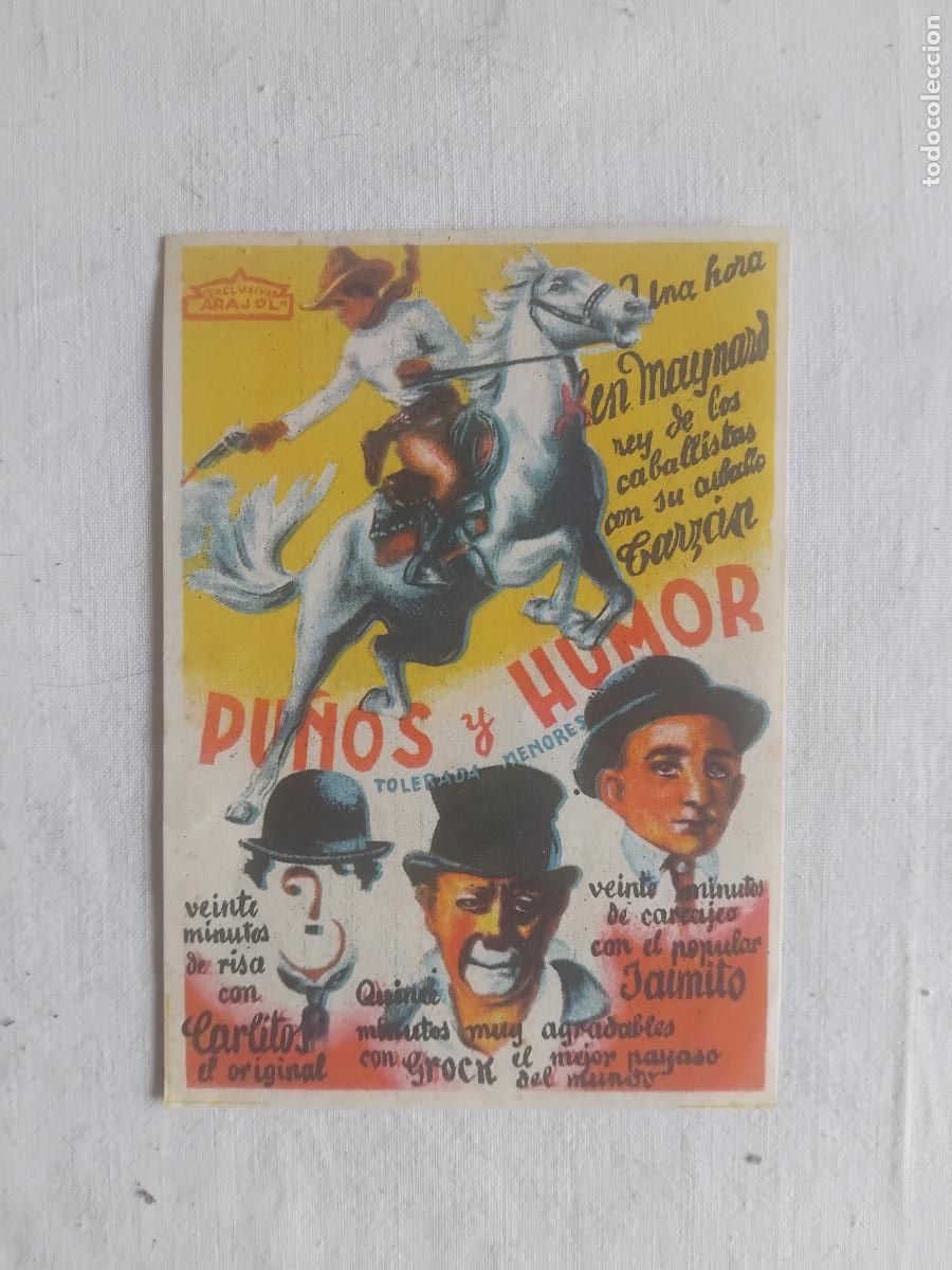 Cine: PROGRAMA DE CINE PU&Ntilde;OS Y HUMOR. JAIMITO. ARAJOL. CINE SMART. - Foto 1