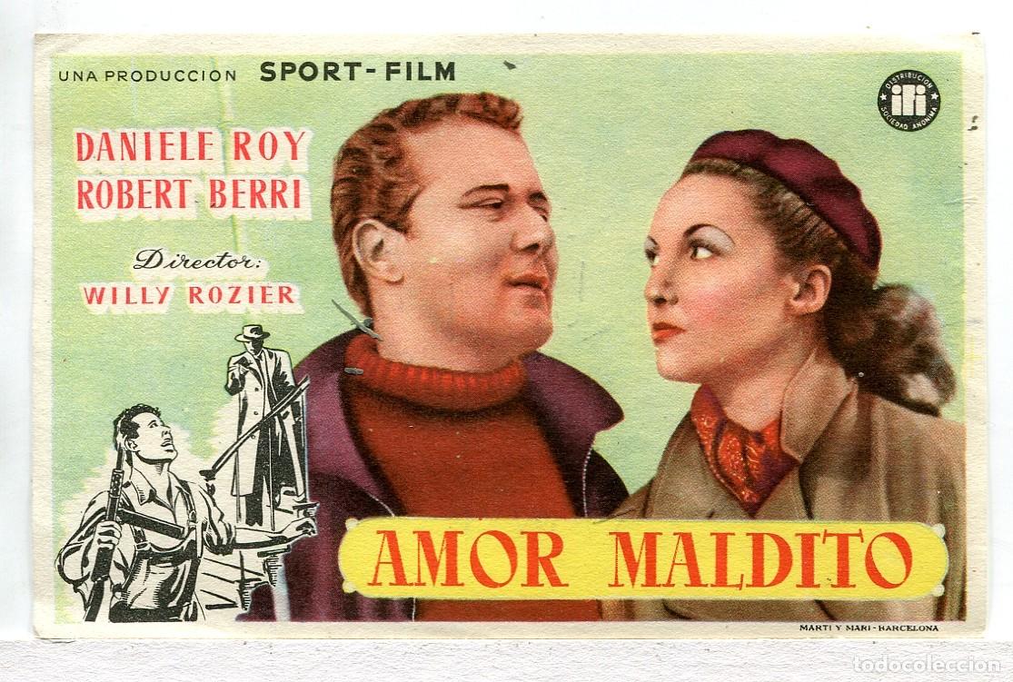 Cine: AMOR MALDITO, con Daniele Roy. - Foto 1