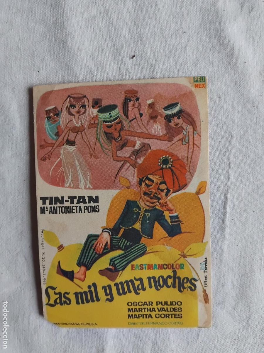 Cine: PROGRAMA DE CINE TIN TAN LAS MIL Y UNA NOCHES. - Foto 1