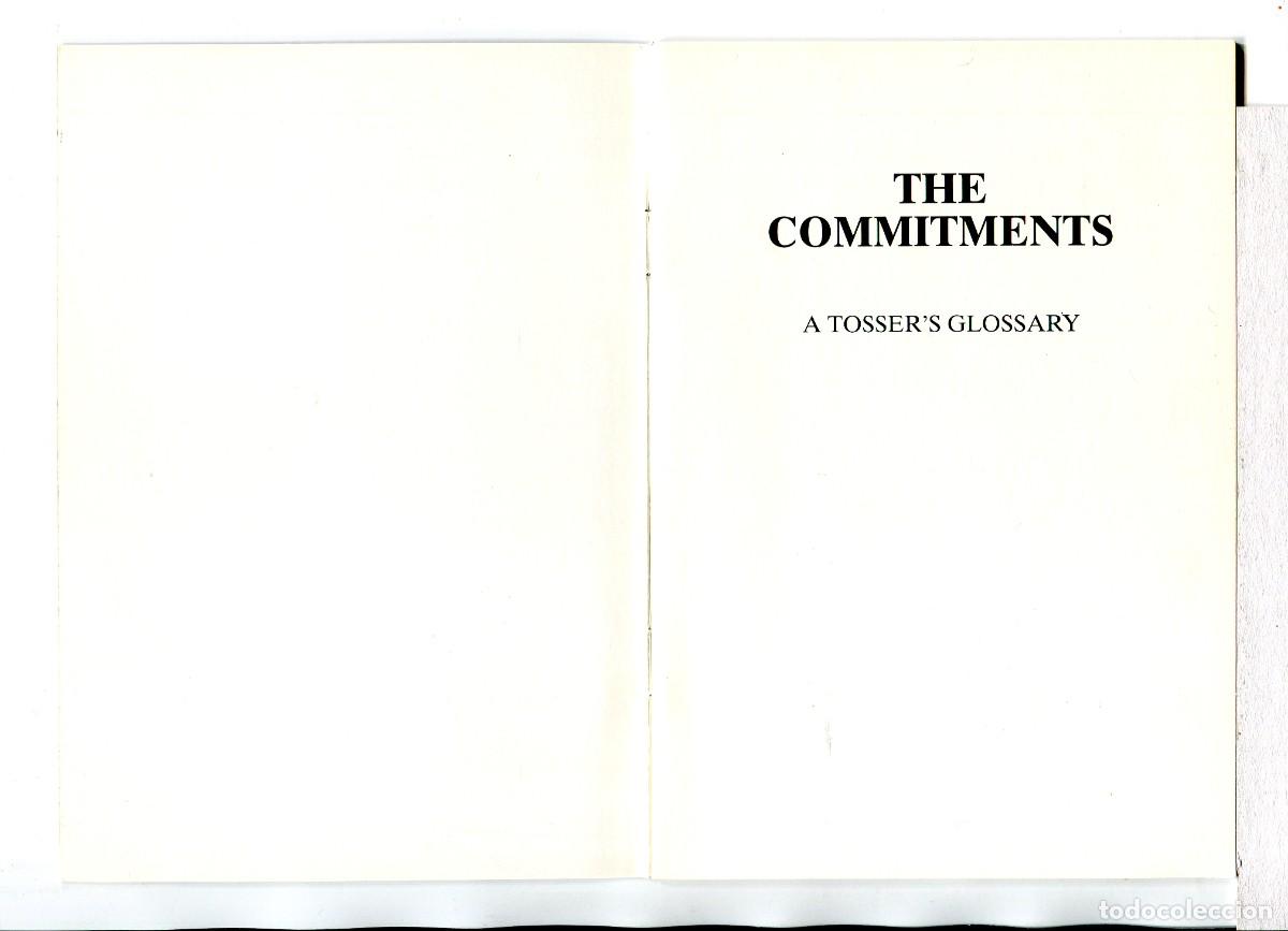 Cine: THE COMMITMENTS, de Alan Parker. LIBRETO DE 8 HOJAS. - Foto 1