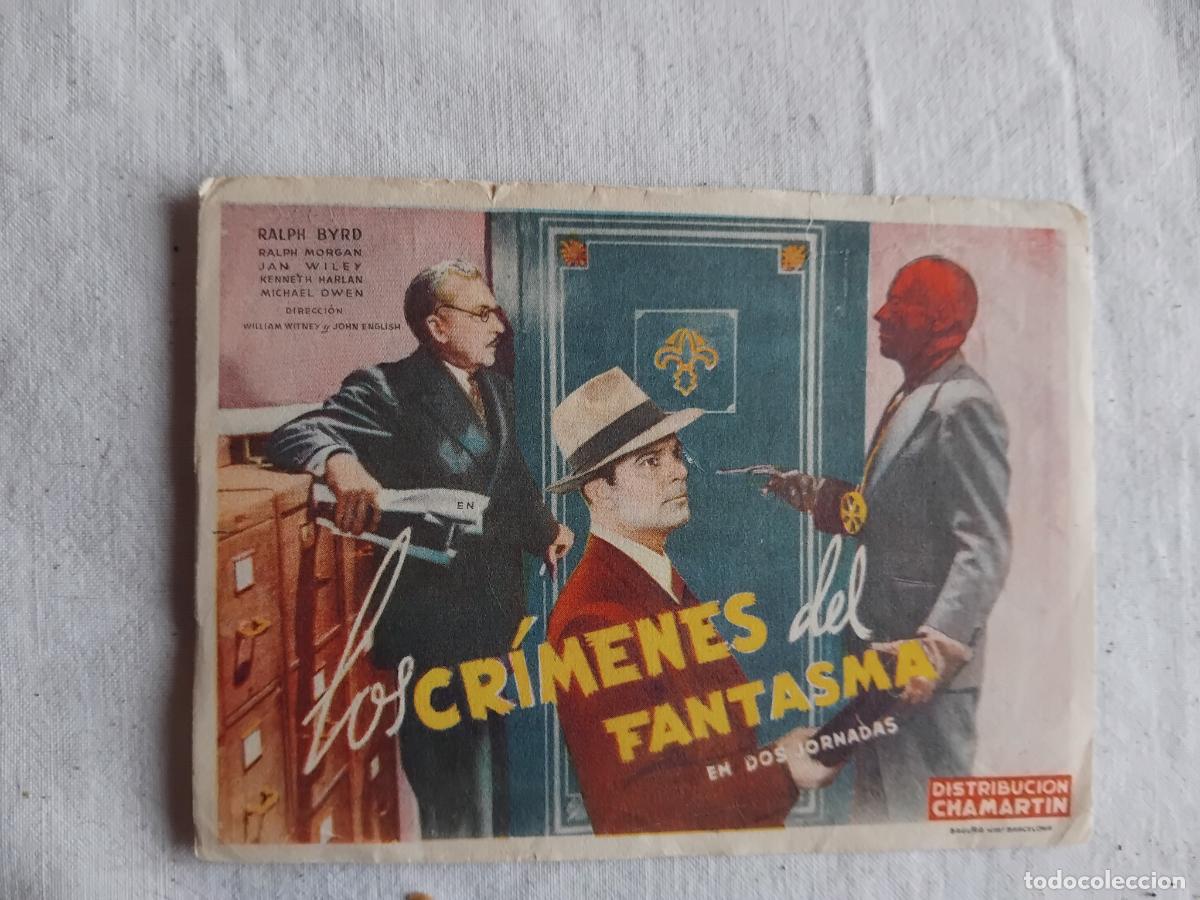 Cine: PROGRAMA DE CINE LOS CRIMENES DEL FANTASMA. - Foto 1