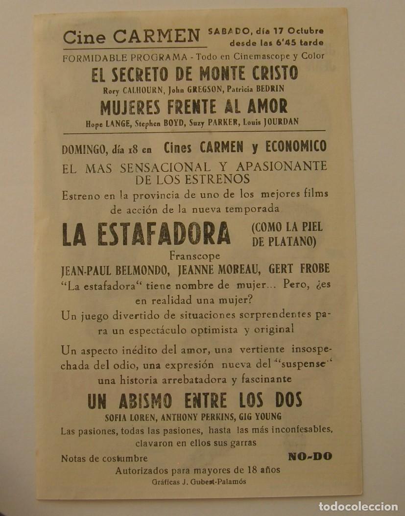 Cine: PROGRAMA DE CINE LA ESTAFADORA - Foto 2