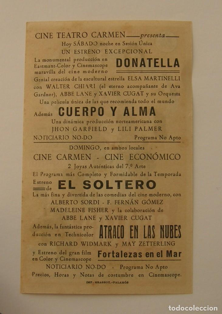 Cine: PROGRAMA DE CINE EL SOLTERO - Foto 2