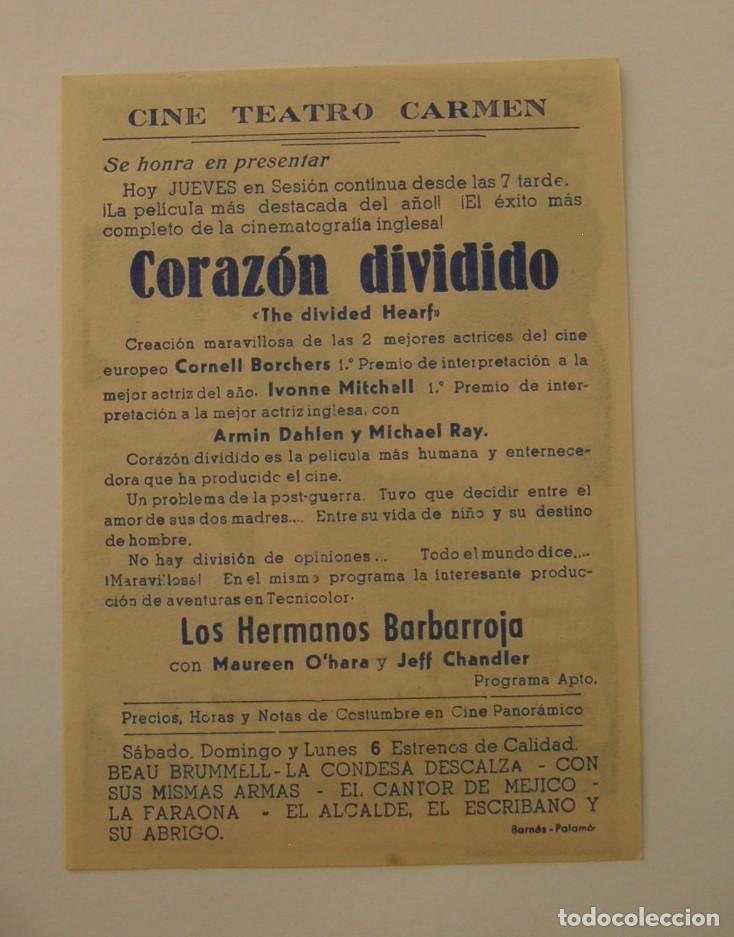 Cine: PROGRAMA DE CINE CORAZON DIVIDIDO - Foto 2
